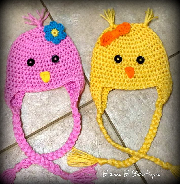 Little Bird Hat 2 versions 1 pattern