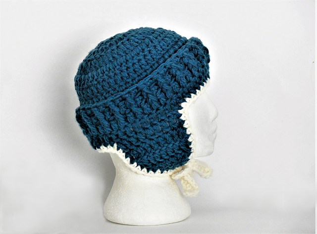 Alpine Winter Hat w Brim & Earflaps # 390