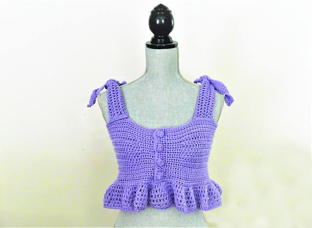 Easy Lavender Summer Top #399