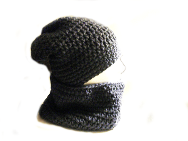 Beginner Basic Slouchie & Cowl # 75