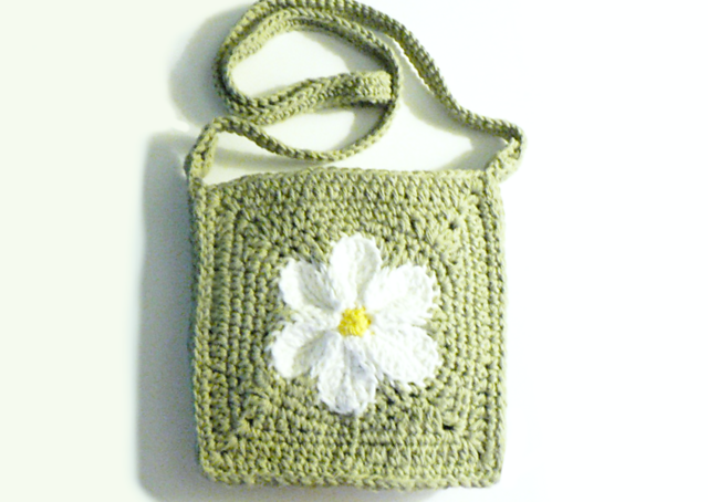Magnolia Granny Square Bag # 55