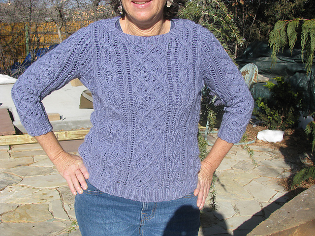 #02 Cable/Lace Pullover