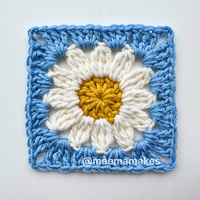 Daisy Granny Square for Beginners
