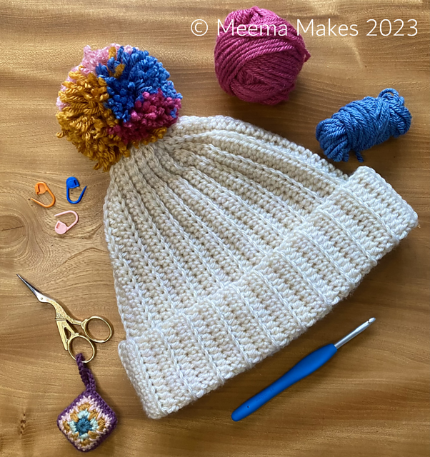 Beginner Pompom Hat