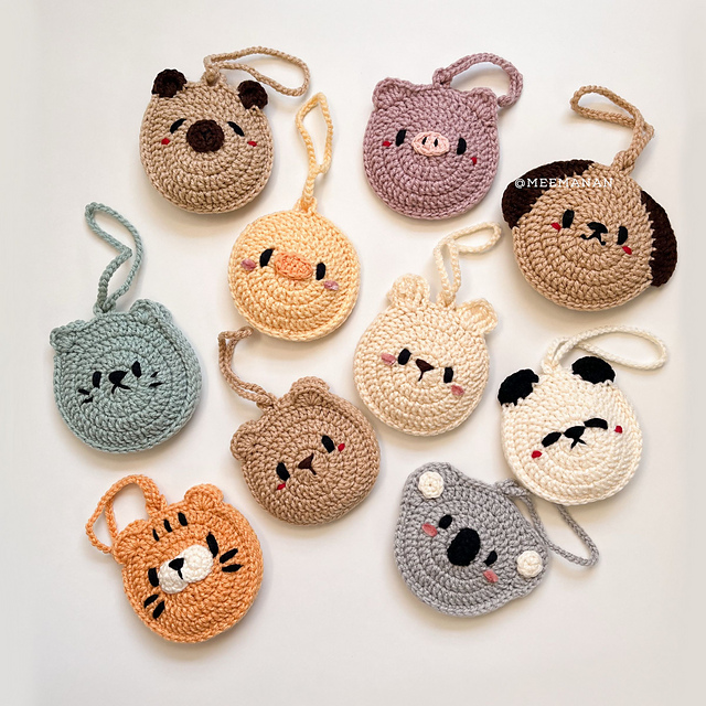 Cute Animals Mini Pouch