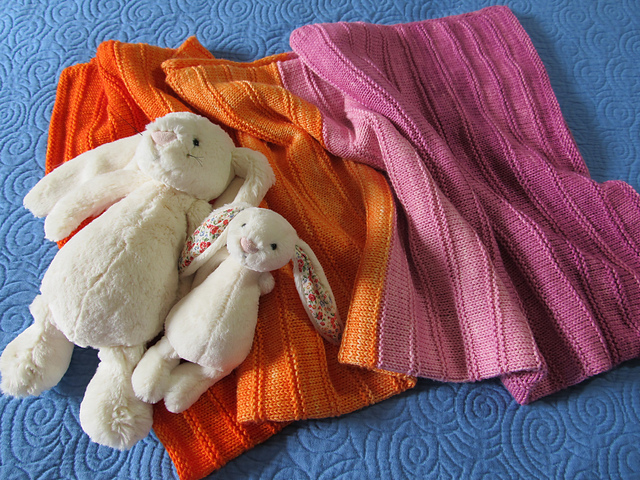 Ombre Baby Blanket