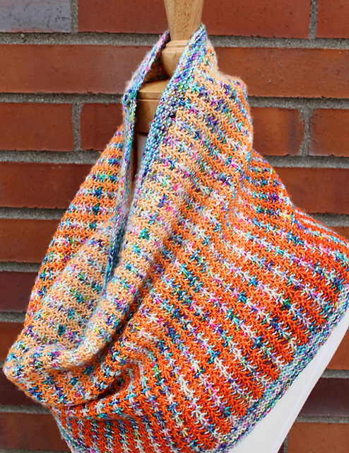 Gradient Tweed Cowl