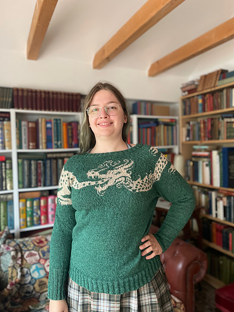 Ravelry: Ouroboros Yoked Sweater pattern by Cathy Dobson