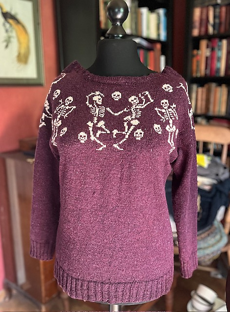 Danse Macabre Yoked Sweater