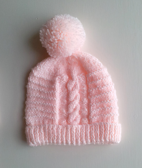 Cabled and Textured Hat