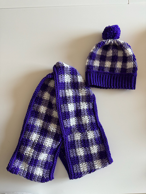 Autumn Plaid Beanie