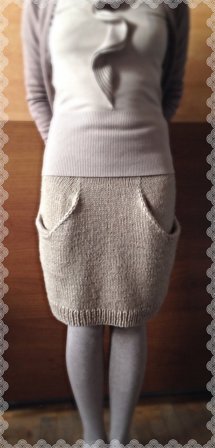 Beige skirt
