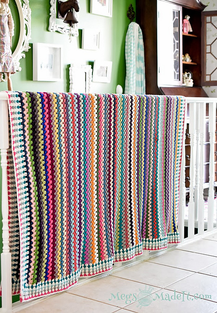 Granny Stripe  Blanket