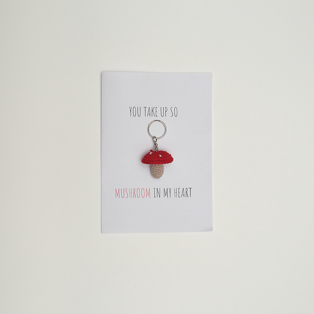 Valentine's day mushroom