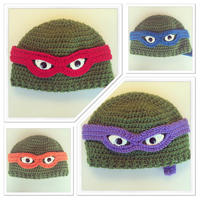 ninja turtle knit hat