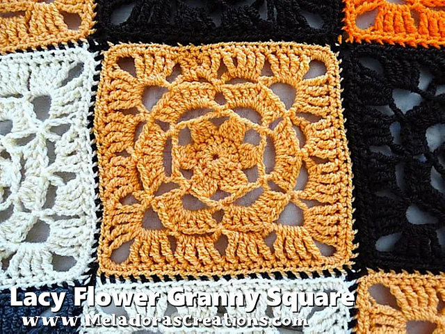 Lacy Flower Granny Square