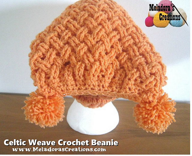 Celtic Weave Crochet Hat