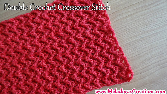 Double Crochet Crossover Stitch