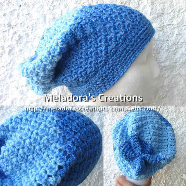 Angel Stitch Slouch hat