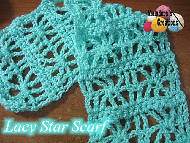 Lacy Star Scarf