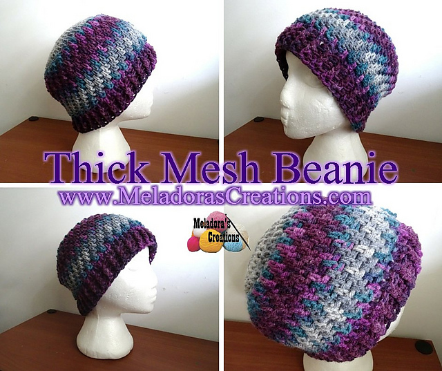Thick Mesh Beanie