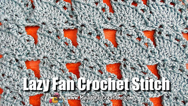 Lazy Fan Crochet Stitch