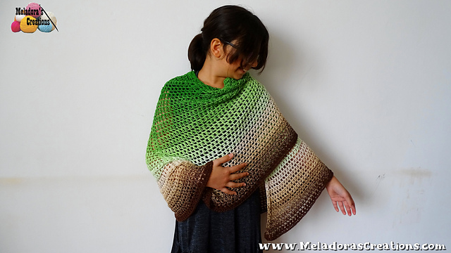 Emerald Isle Butterfly Shawl