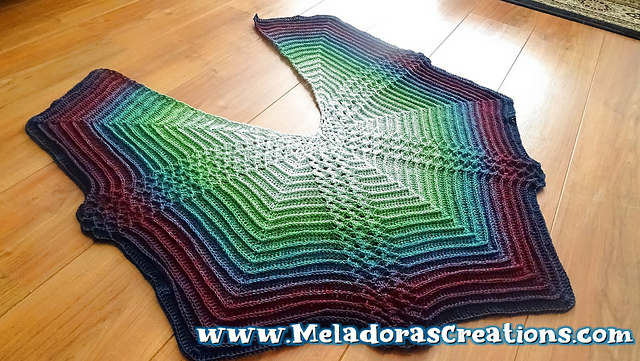 Butterfly Riptide Shawl