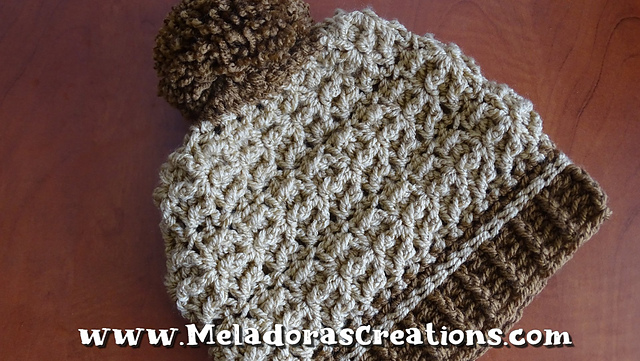 Sideways Beanie Starfish Stitch