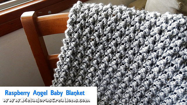 Raspberry Angel Baby Crochet Afghan