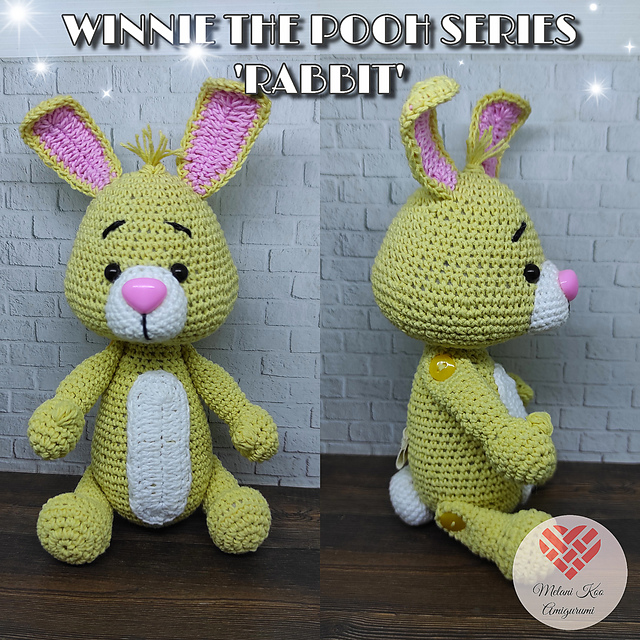 Ravelry: RABBIT Amigurumi pattern by Melani Halim