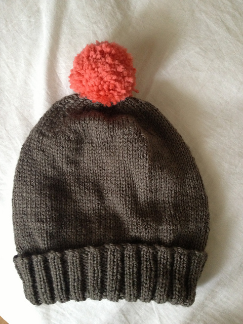 Beanie with Foldback Brim