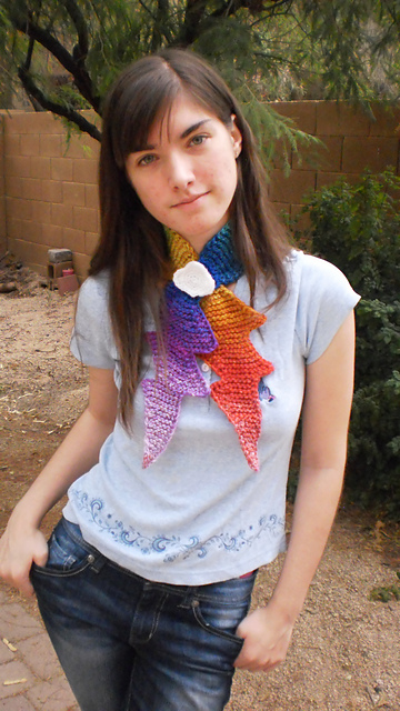 Rainbow Dash Lightning Scarf