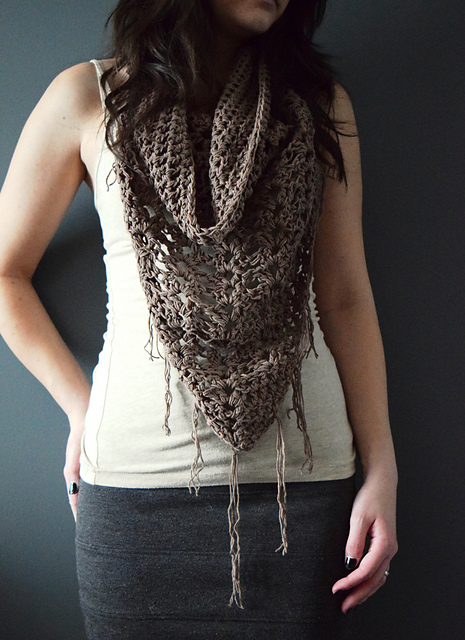 #55 - Triangle shawl
