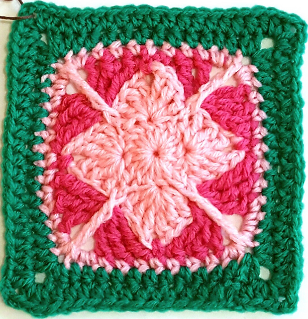 Angelica Van Buren Afghan Square