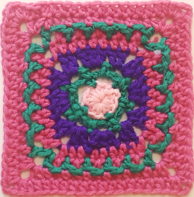 Abigail Fillmore Afghan Square