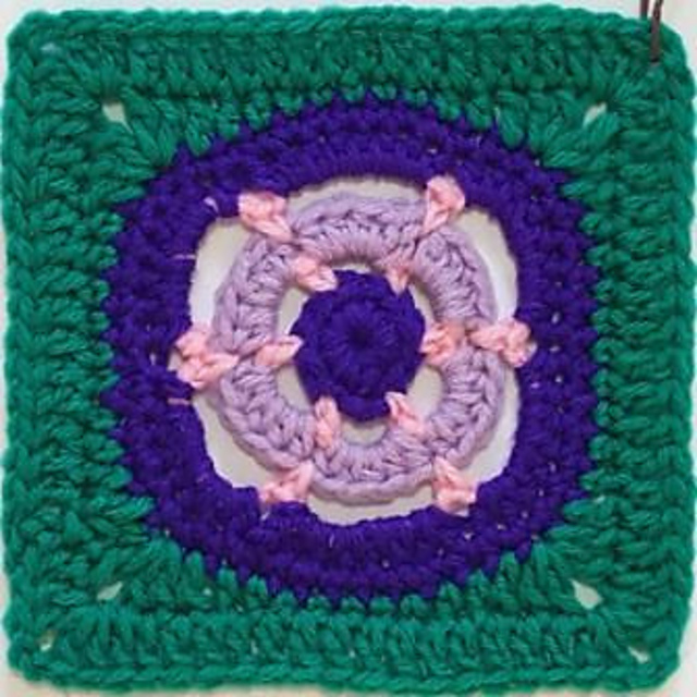 Lucretia Garfield Afghan Square