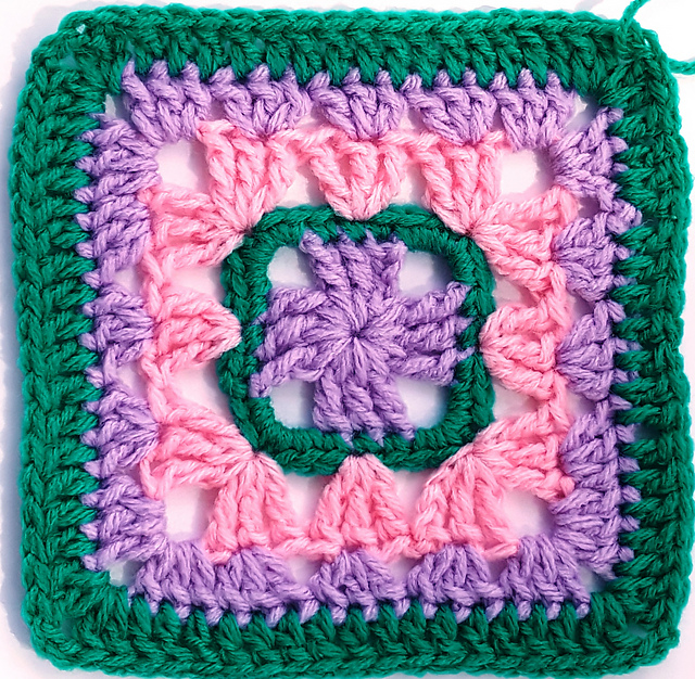 Caroline Harrison Afghan Square