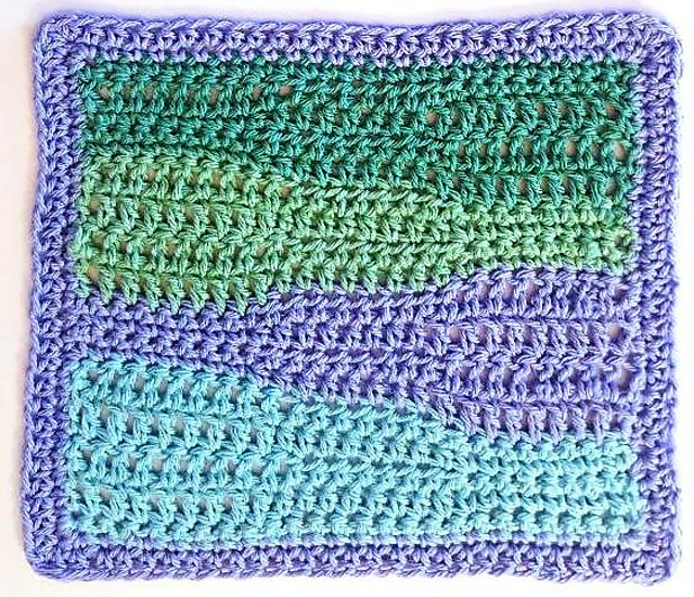 Undulated Dishcloth