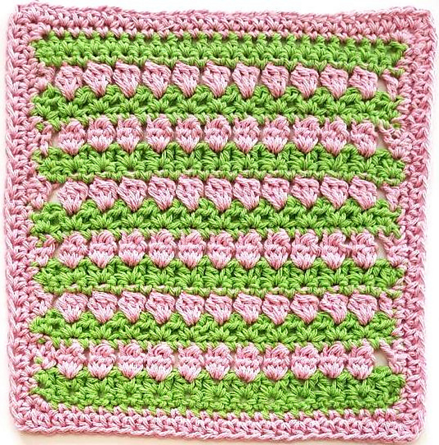 All in a Row Dishcloth