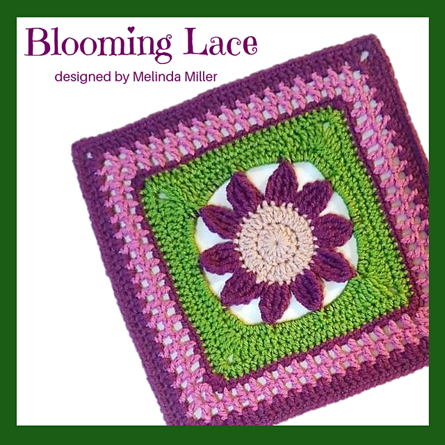 Blooming Lace Afghan Square