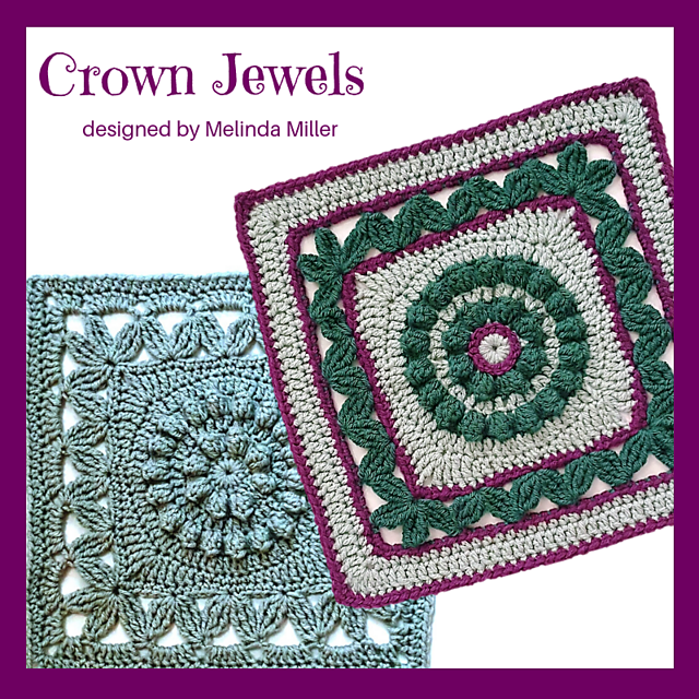 Crown Jewels Afghan Square