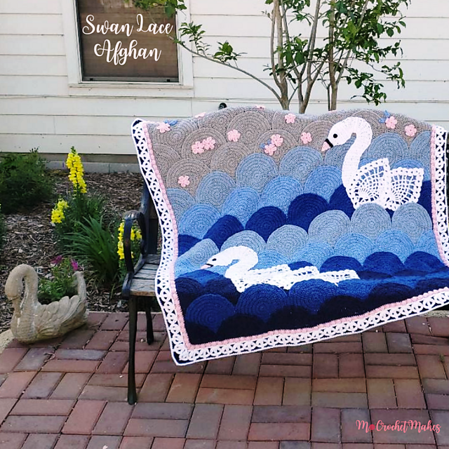 Swan Lace Afghan