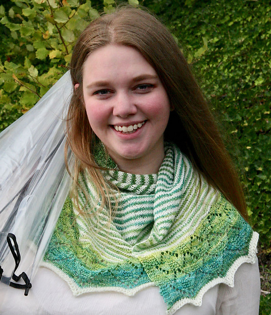 It's Raining, It's Pouring Shawl