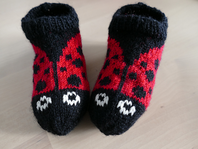 Ladybug socks