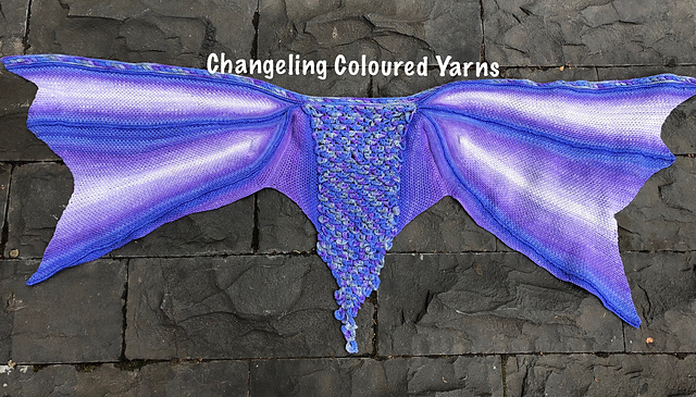 A Dyer’s Dragon Shawl