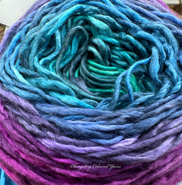Ravelry Changeling Coloured Yarns Handspun Silk single