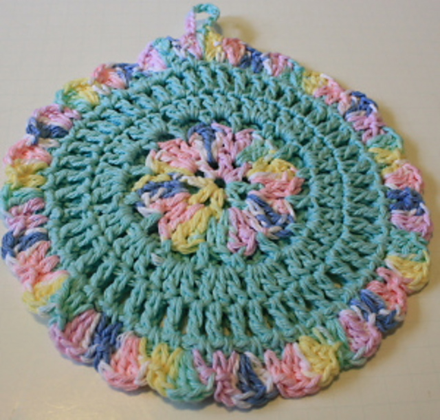 Pretty Pastel Potholder