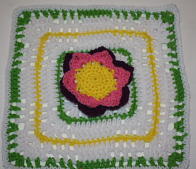 Carolyn  12 inch Square
