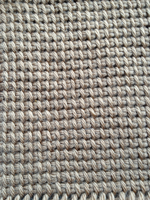 Afghan or Tricot Stitch